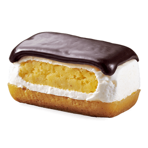 Chocolate Covered Cream Filled Snack Cake PNG