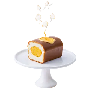 Chocolate Covered Twinkiewith Filling PNG Image