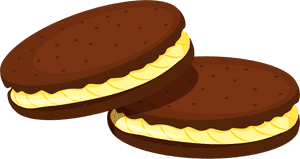 Cocoa Sandwich Biscuit Png Clipart Picture - Biscuit Clipart, Transparent Png PNG