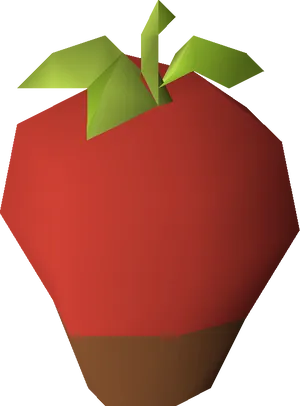 Chocolate Dipped Strawberry Illustration.png PNG Image