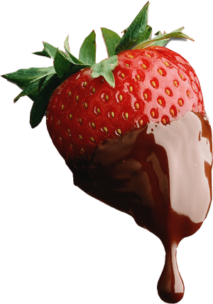 Red Dipped Strawberry - Transparent Chocolate Covered Strawberries Png, Png Download PNG image with transparent background