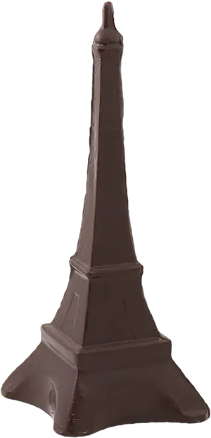 Chocolate Eiffel Tower Replica PNG Image