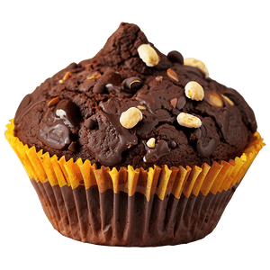 Chocolate Hazelnut Muffin PNG jjl8 PNG image with transparent background