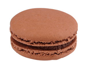 Chocolate Macaroon Cookie PNG with transparent background