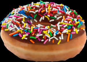 Donuts Png Image - Krispy Kreme Chocolate Sprinkle Donut, Transparent Png PNG