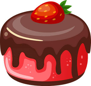 Cake Diet Pudding - Puding Stawberry Png, Transparent Png PNG with transparent background