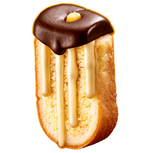 Chocolate Topped Twinkiewith Filling PNG