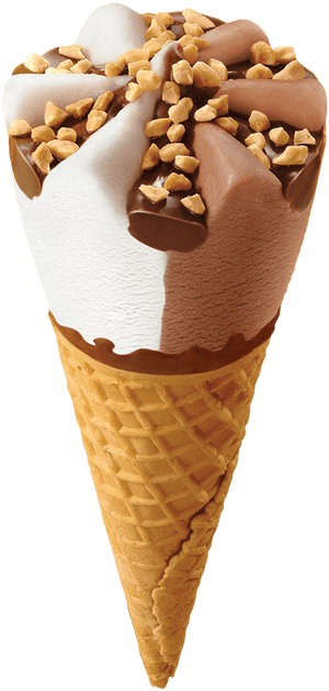 Good Humor, Giant King Cone Vanilla & Chocolate, 8, HD Png Download PNG image with transparent background