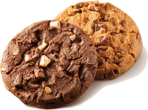 Chocolate Chip Cookie Biscuits Pizzelle Ginger Snap - Triple Chocolate Cookies Lidl, HD Png Download PNG image with transparent background
