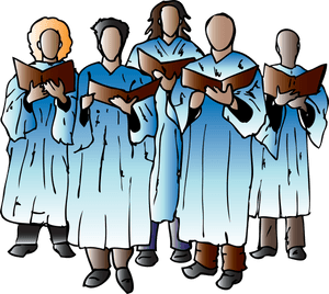 Singing Choir Png - Church Choir Clipart, Transparent PNG with transparent background