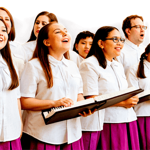 Choir Performance Attendees PNG 06242024 PNG with transparent background