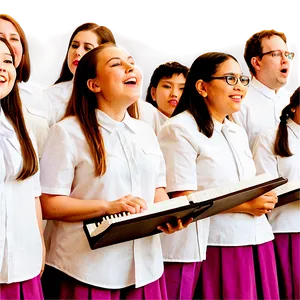 Choir Performance Attendees Png 06242024 PNG Image
