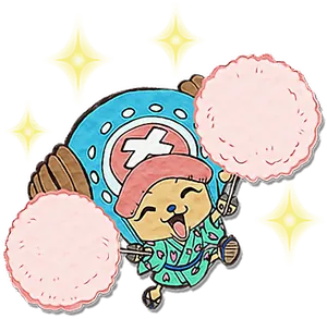 Chopper_with_ Cotton_ Candy_ One_ Piece PNG Image