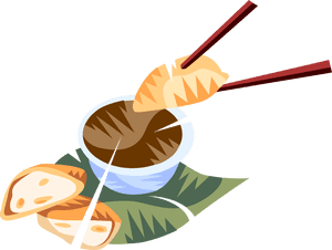 Transparent Dumplings Png - Chopsticks Cartoon Images Dumpling, Png Download PNG