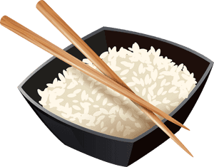 Chinese Rice And Chopsticks, HD Png Download PNG