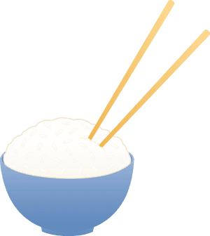 Bowl And Chopsticks Clip Art, HD Png Download PNG