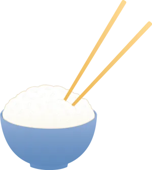 Chopsticksin Rice Bowl PNG Image