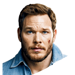 Chris Pratt Beard Look PNG 06232024 PNG