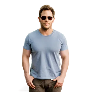 Chris Pratt Casual Look Png 3 PNG Image