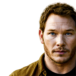 Chris Pratt Portrait PNG 06232024 PNG image with transparent background