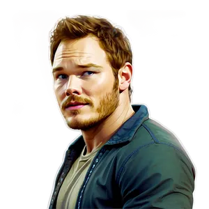 Chris Pratt Portrait Png 36 PNG Image