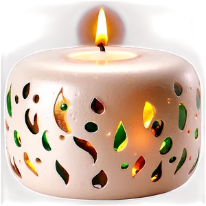 Christmas Candle Holders Png Vry PNG Image