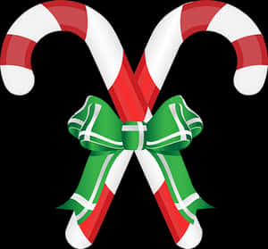 Christmas Candy Cane Clipart PNG image with transparent background