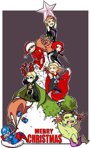 Christmas Card Avenger Design, HD Png Download PNG image with transparent background