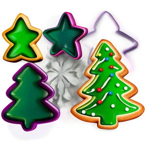 Christmas Cookie Cutter Shapes Png Wob54 PNG Image