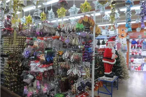 Christmas Decoration Store Display PNG Image