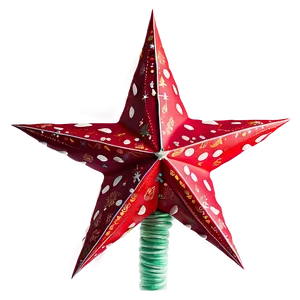 Christmas Eve Star Topper Png 2 PNG Image