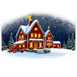 Christmas Eve Winter Wonderland PNG 26 PNG with transparent background