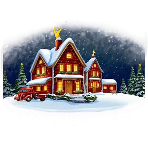 Christmas Eve Winter Wonderland Png 26 PNG Image