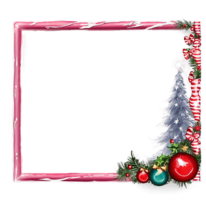 Christmas Frame PNG 77 PNG with transparent background