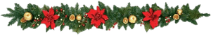 Outdoor Christmas Garland Png Transparent Image - Christmas Garland Png Transparent, Png Download PNG with transparent background