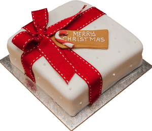 7 Parcel Cake Large 6inch - Christmas Cakes By Fiona Cairns, HD Png Download PNG image with transparent background