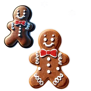 Christmas Gingerbread Silhouette Png Wgl PNG Image