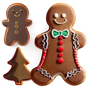 Christmas Gingerbread Silhouette Png Ysi28 PNG Image