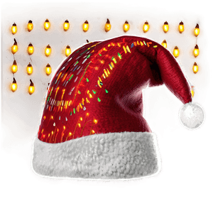 Christmas Hat with Lights PNG ajj PNG