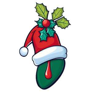 Christmas Hat with Mistletoe PNG 04292024 PNG