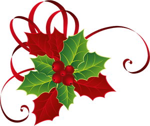 Banner Library Christmas Red Green Png Picture Gallery - Mistletoe Png PNG image with transparent background