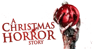 Christmas Horror Story Bloody Ornament PNG Image