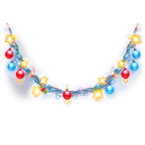 Christmas Lights Border PNG 05032024 PNG image with transparent background