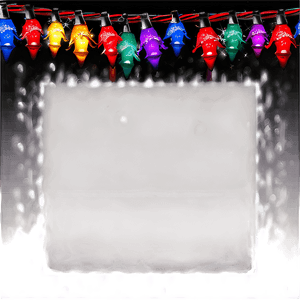 Christmas Lights Frame PNG 42 PNG image with transparent background