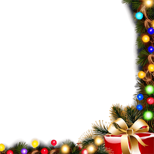 Christmas Lights Frame PNG 57 PNG image with transparent background
