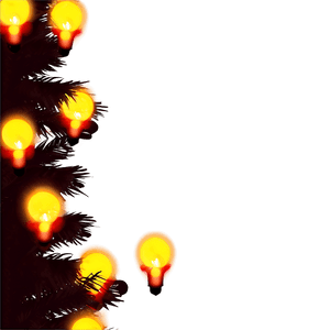 Christmas Lights Frame PNG psj88 PNG image with transparent background