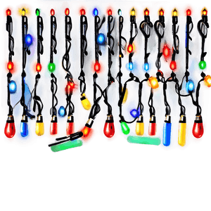 Christmas Lights Pattern PNG jrf PNG image with transparent background