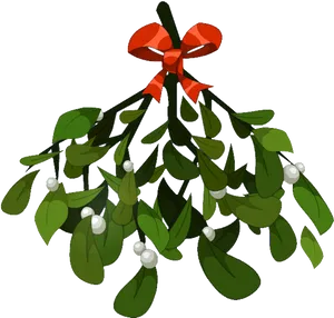 Christmas Mistletoe Illustration.png PNG Image