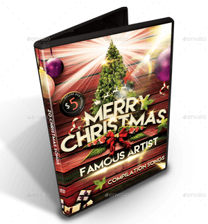 Christmas Music D V D Compilation PNG image with transparent background