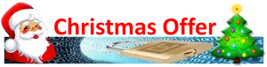 Christmas Offer Promotion Banner PNG Image